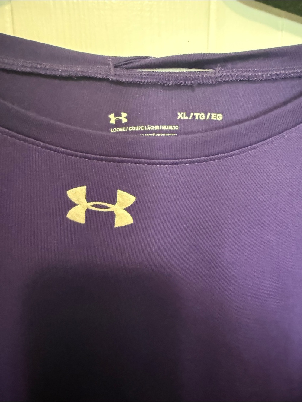 Under Armour Women’s Long Sleeve Performance Shirt — Purple - Picture 2 of 8